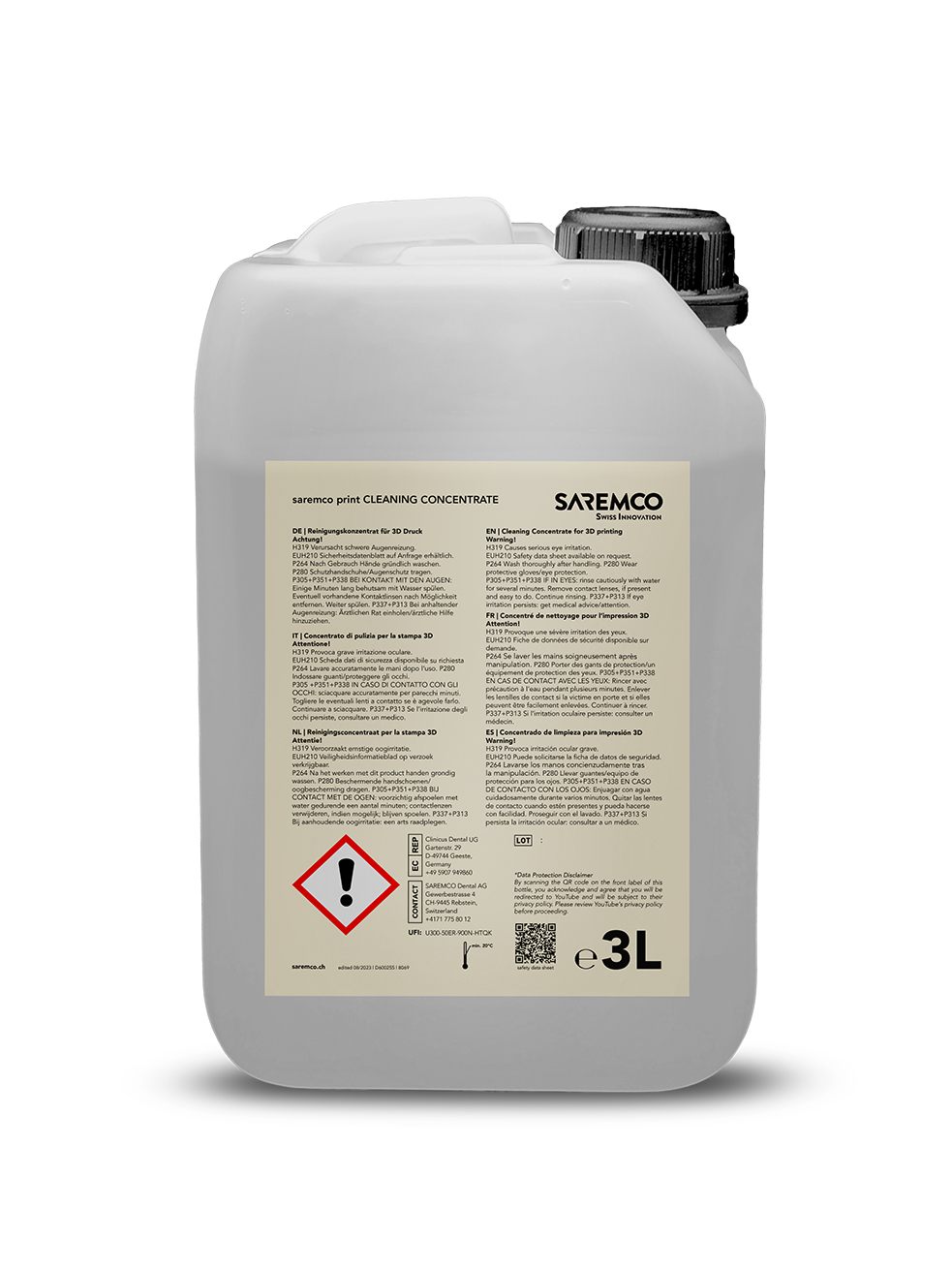saremco print CLEANING CONCENTRATE