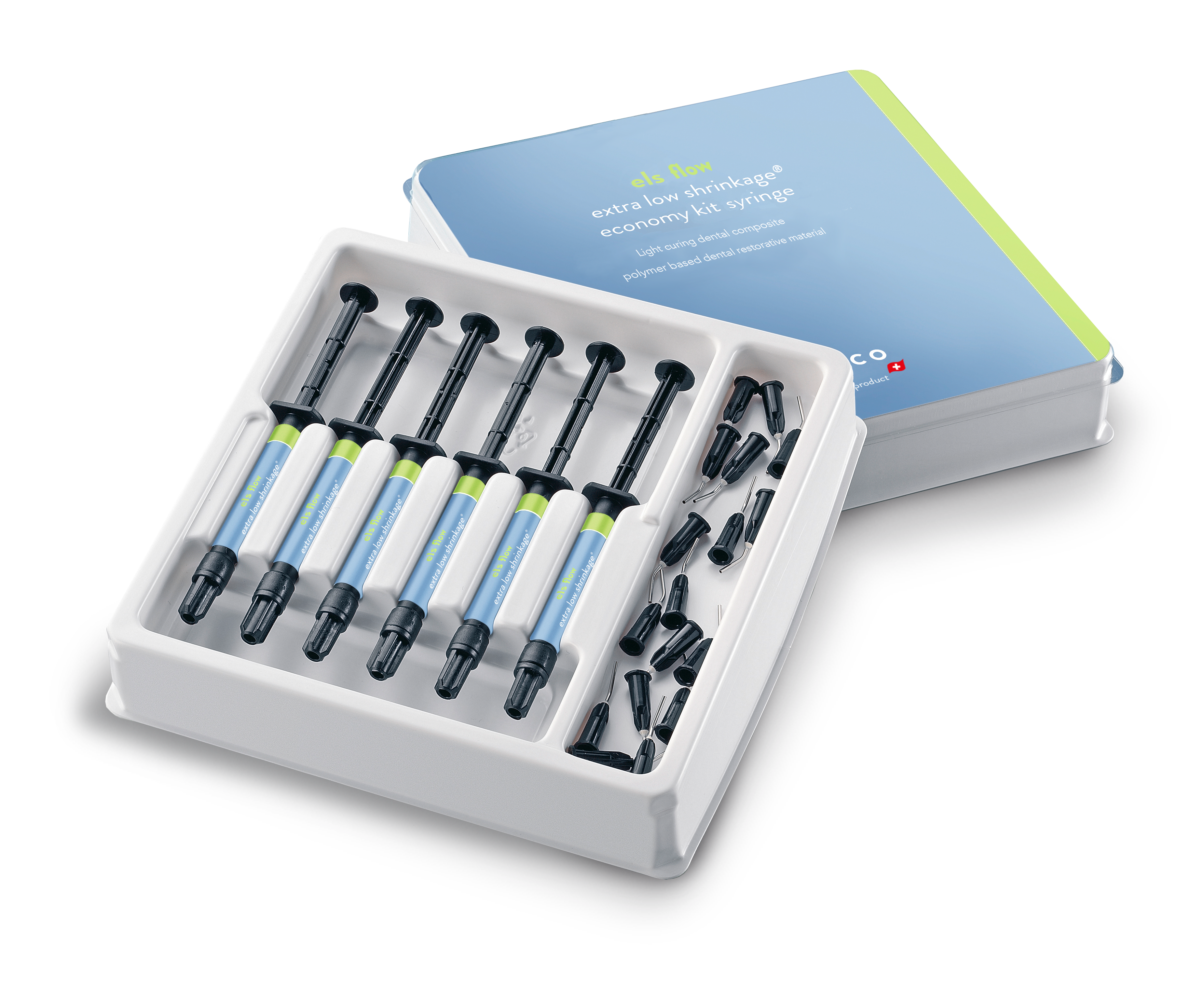 els extra low shrinkage® flow economy kit | syringe